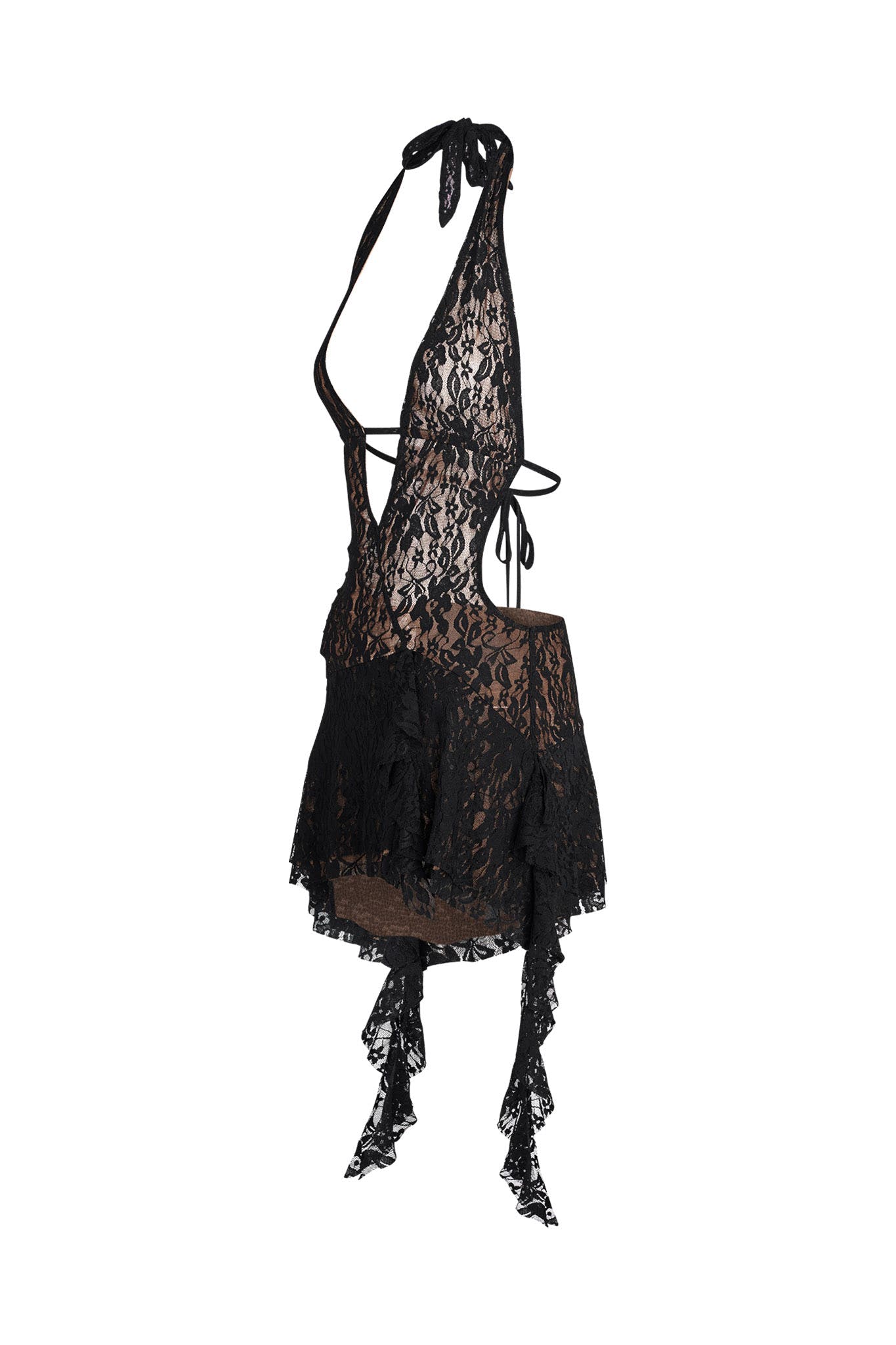 IRISIA LACE DRESS - BLACK