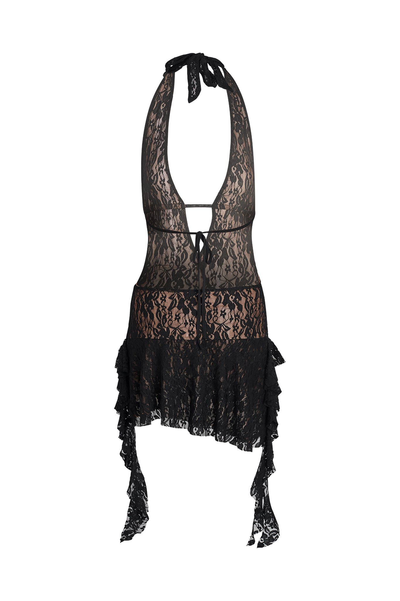 IRISIA LACE DRESS - BLACK