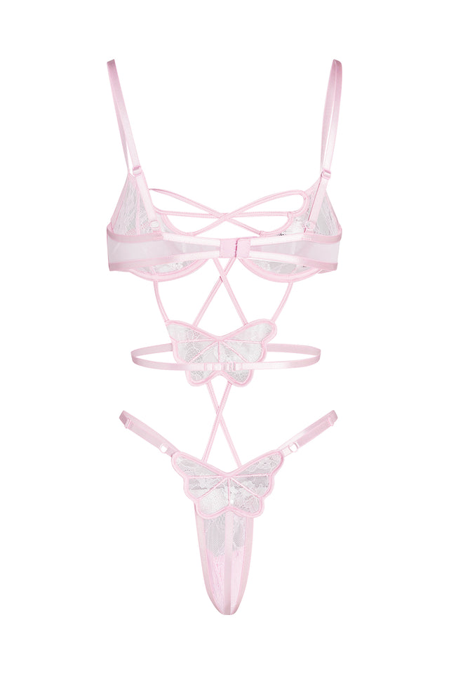 INDISSA BODYSUIT - PINK : LIGHT PINK