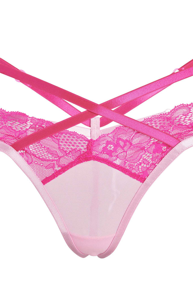 CHANTEL SET - PINK : HOT PINK