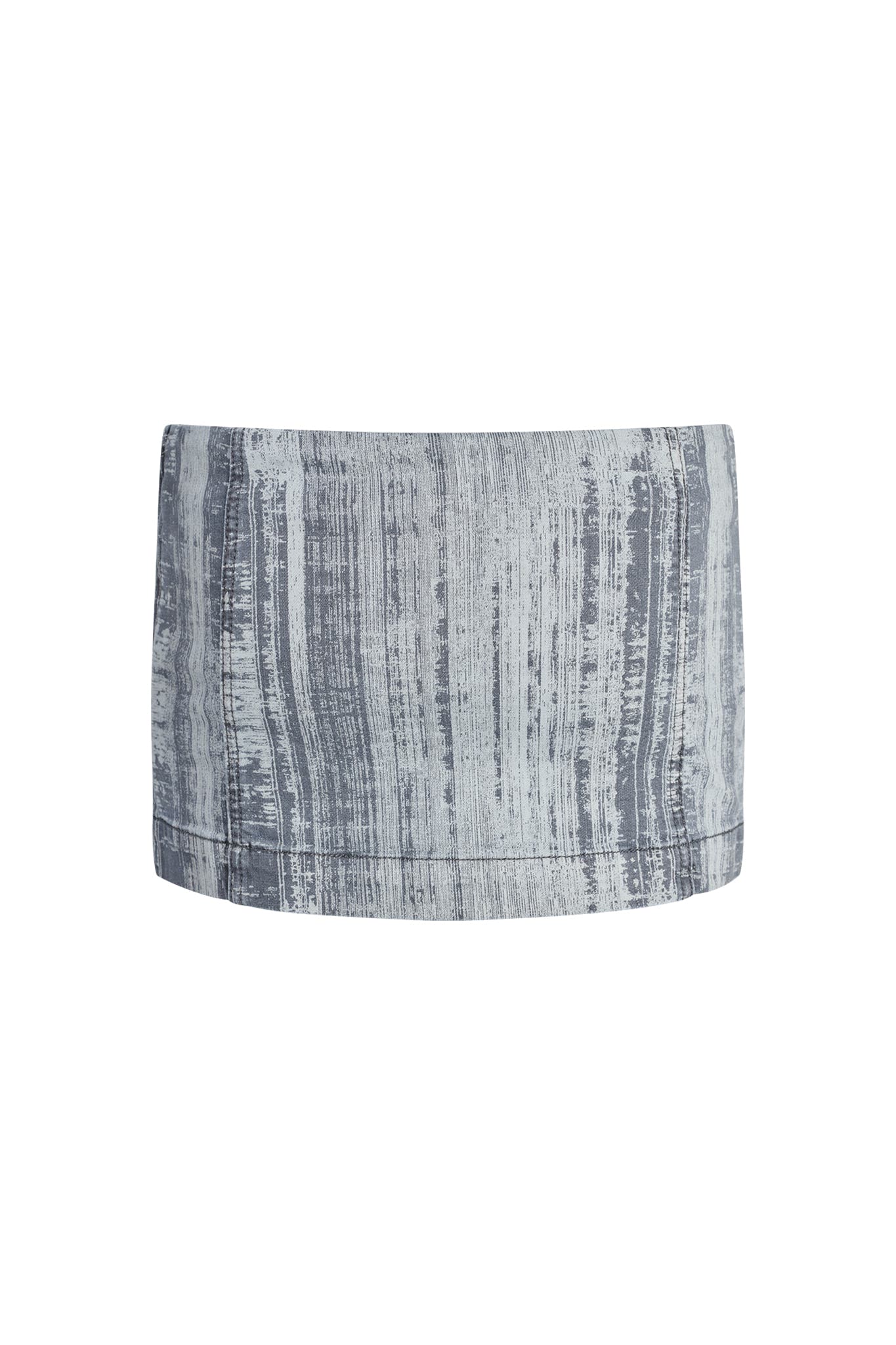 MAYBEL SKORT - BLUE : PINSTRIPE DENIM