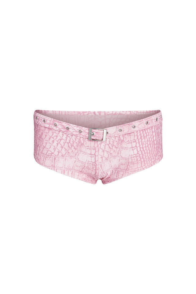 PEDRA BIKINI BOTTOM - PINK : LEOPARD