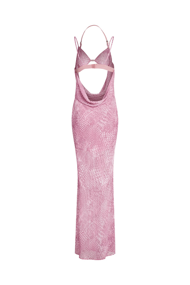 NEOMI DRESS - PINK : CROC