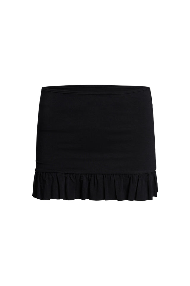 CARRIE MINI SKIRT  - BLACK