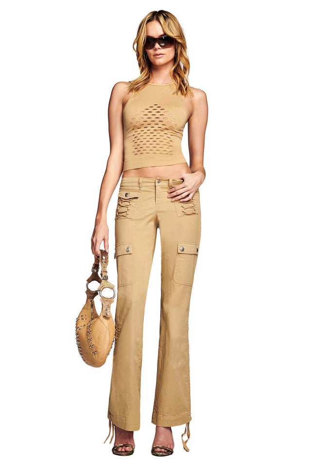 JODI CARGO PANT - SAND