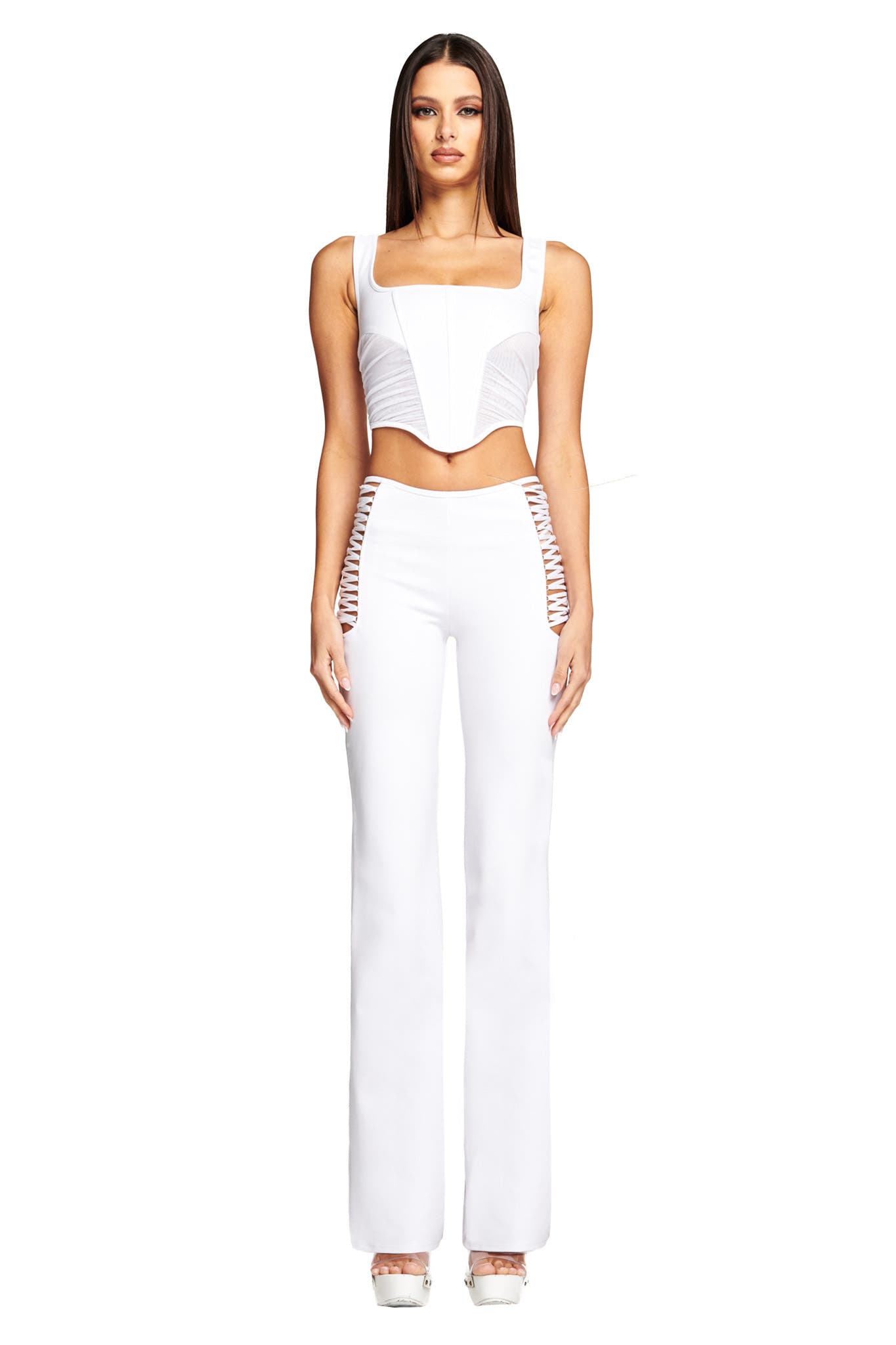 MANDI CORSET - WHITE