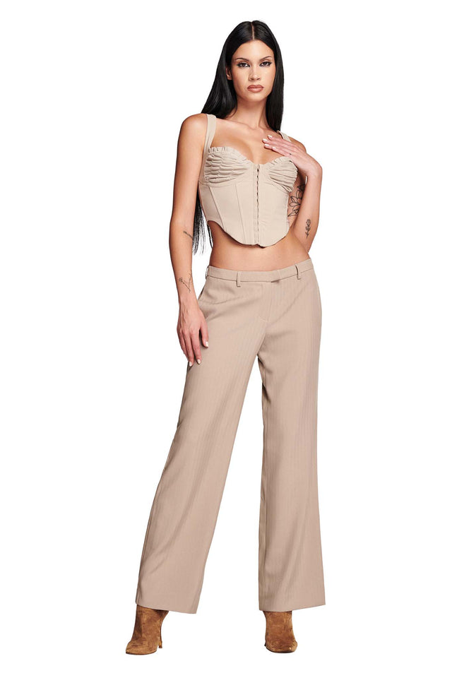 LOTTY PANT - NEUTRAL : MUSHROOM