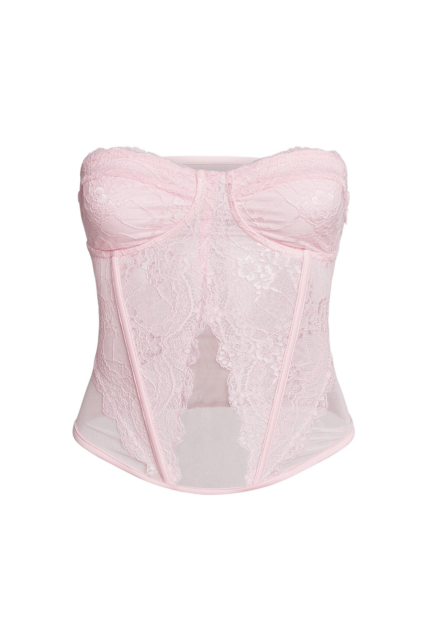 DEMIE CORSET - PINK : PASTEL PINK