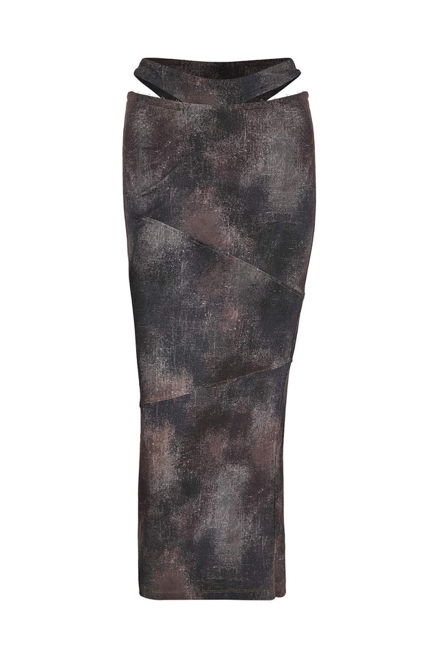 NIENNA SKIRT - BLACK : SPRAY