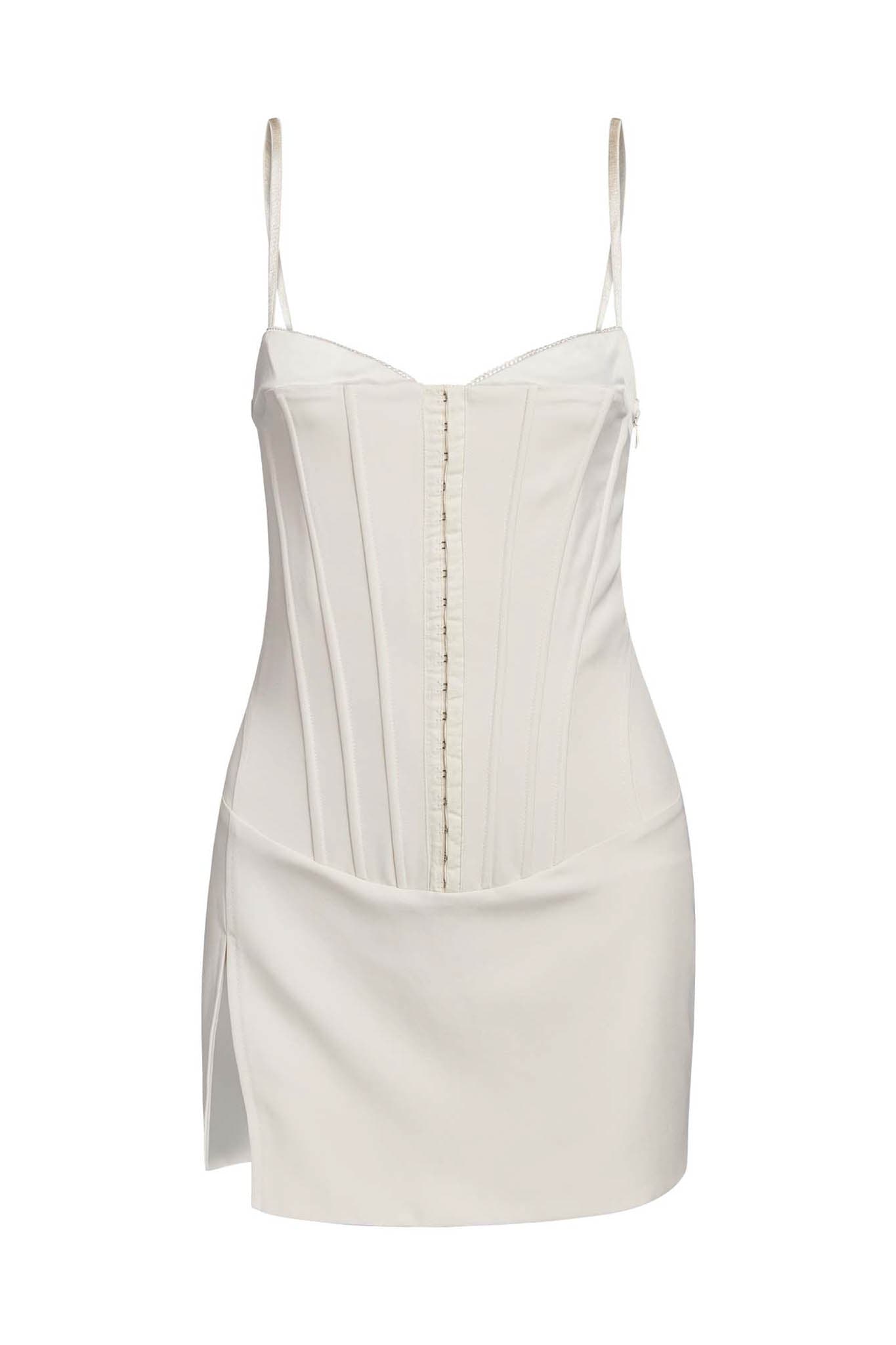 FRIELLA DRESS - WHITE : OFF WHITE