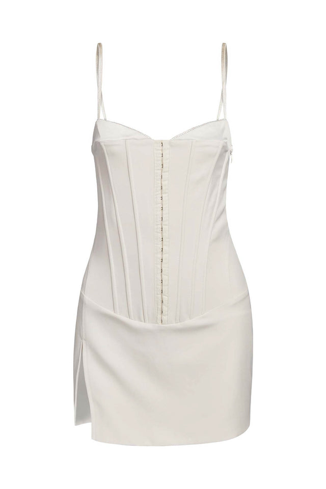 FRIELLA DRESS - WHITE : OFF WHITE