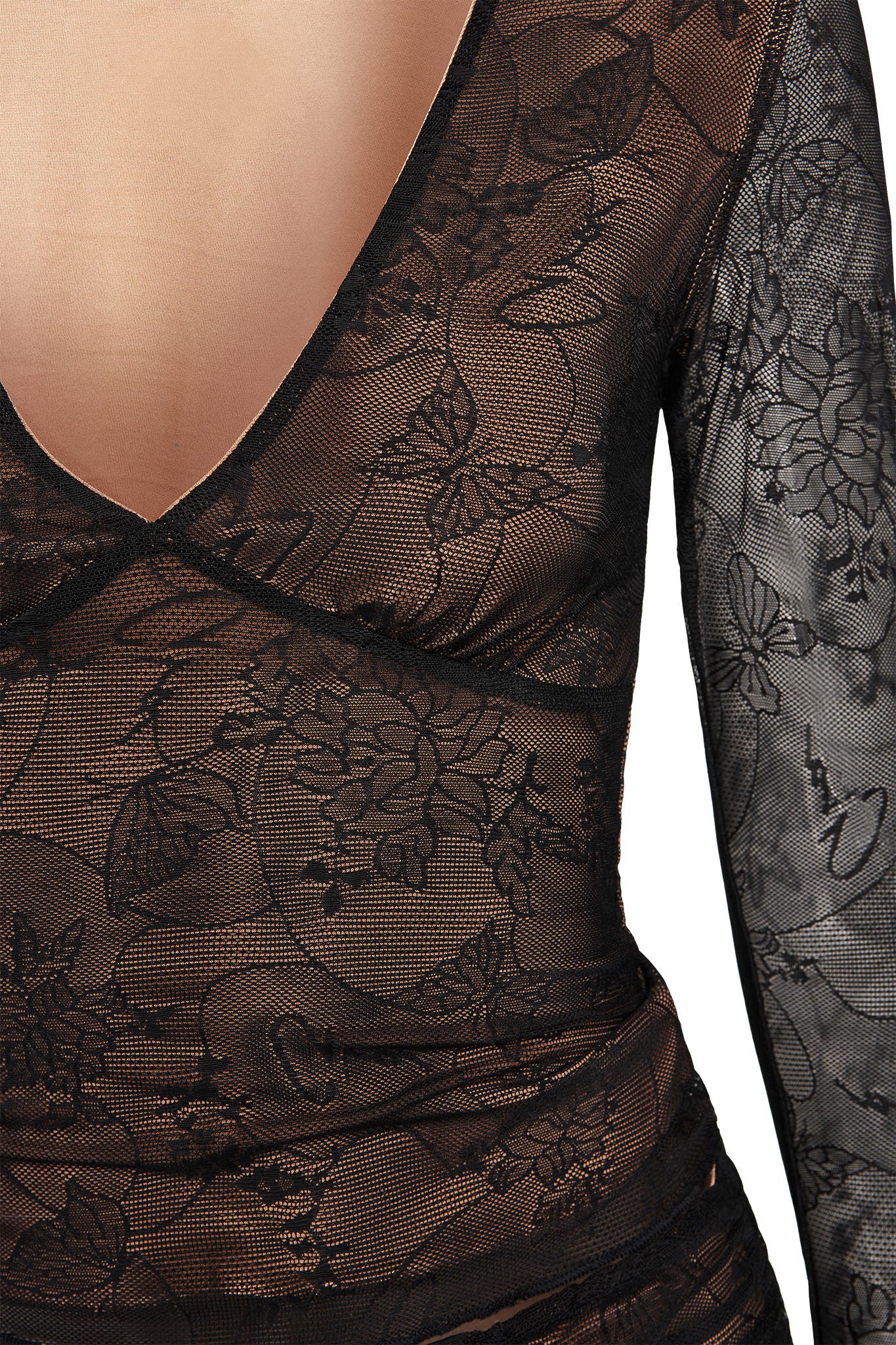 YVETTE TOP - BLACK : BUTTERFLY LACE