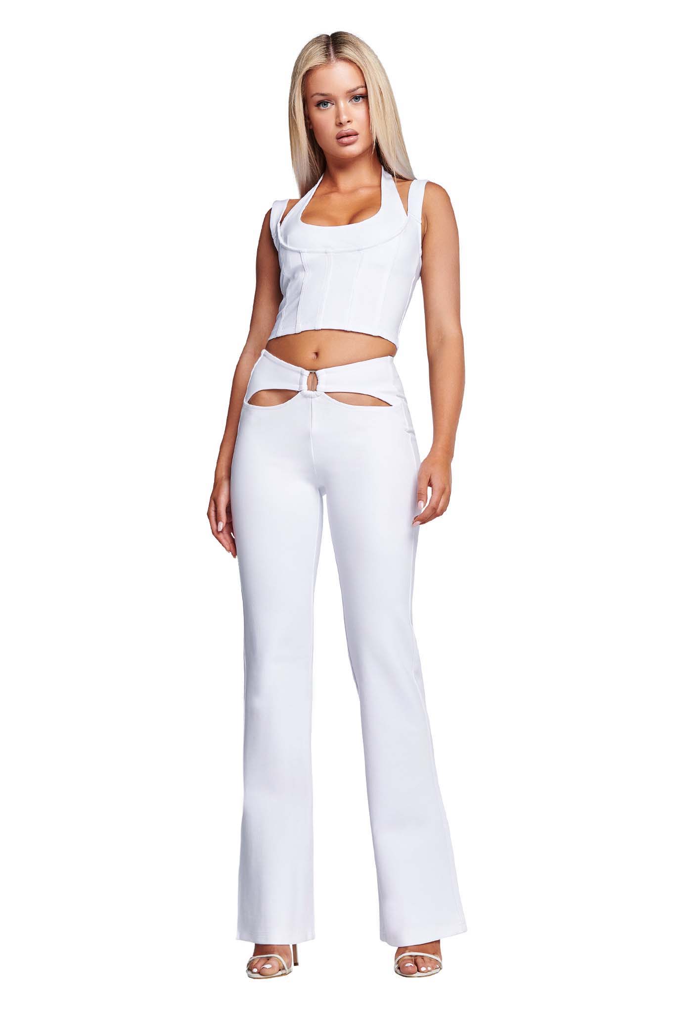 CARRIE PANT - WHITE