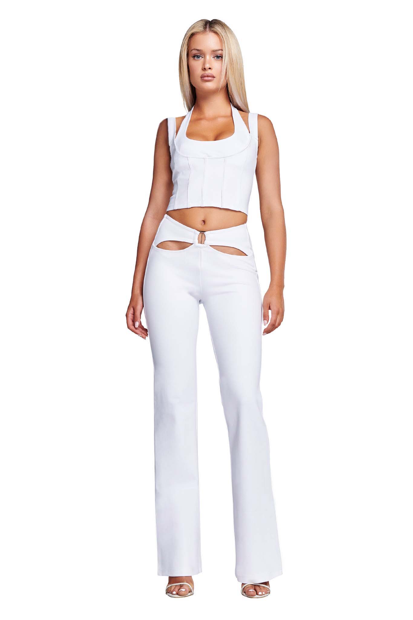 CARRIE PANT - WHITE