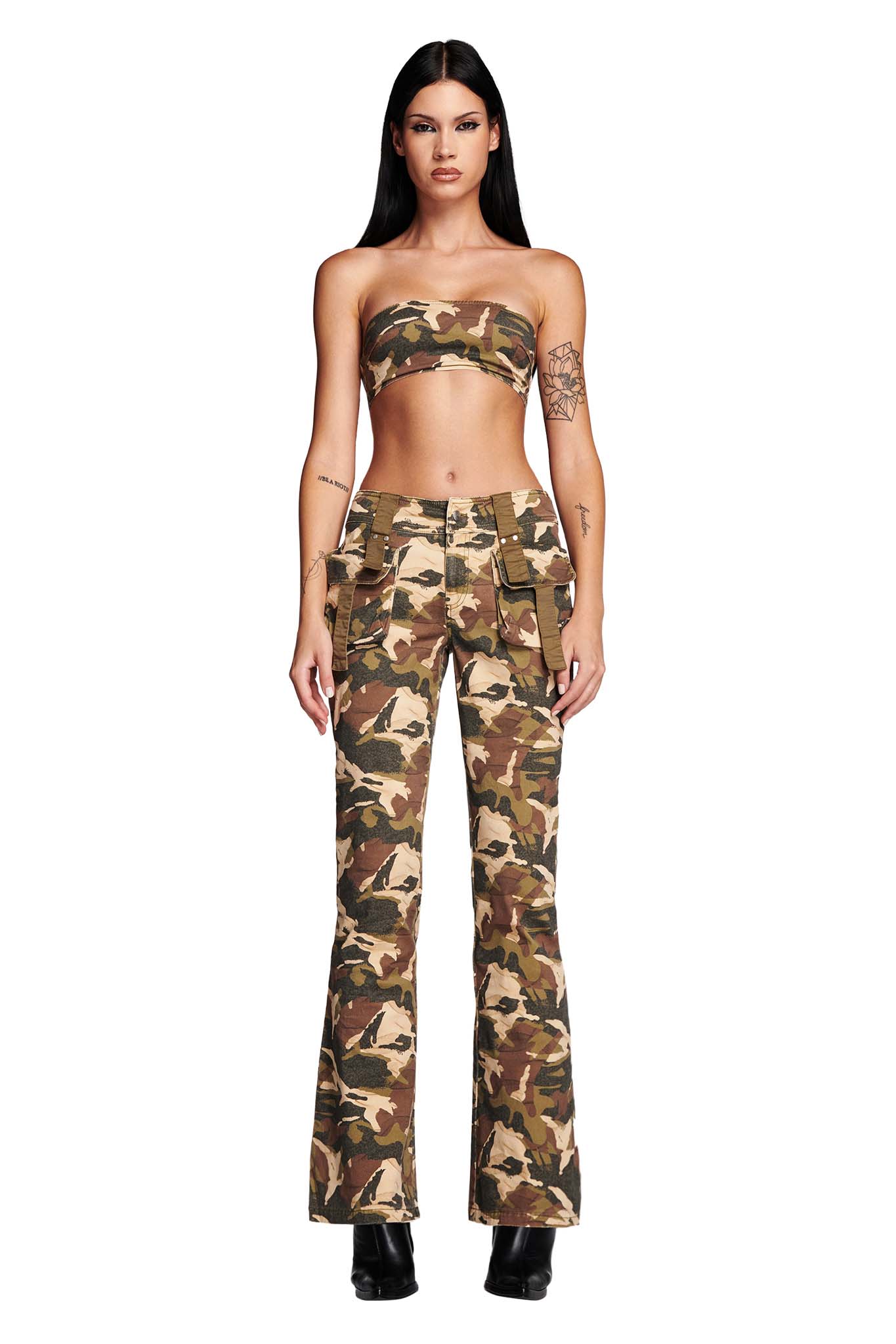 EYDIS BANDEAU - GREEN : CAMOUFLAGE