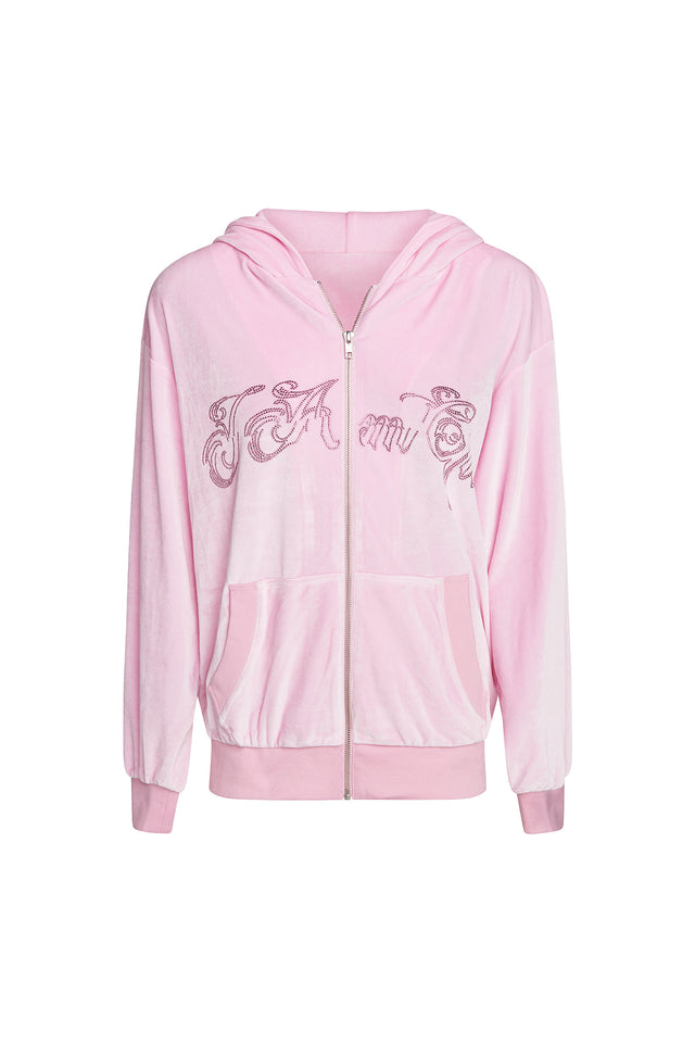 DARIA HOODIE  - BABY PINK