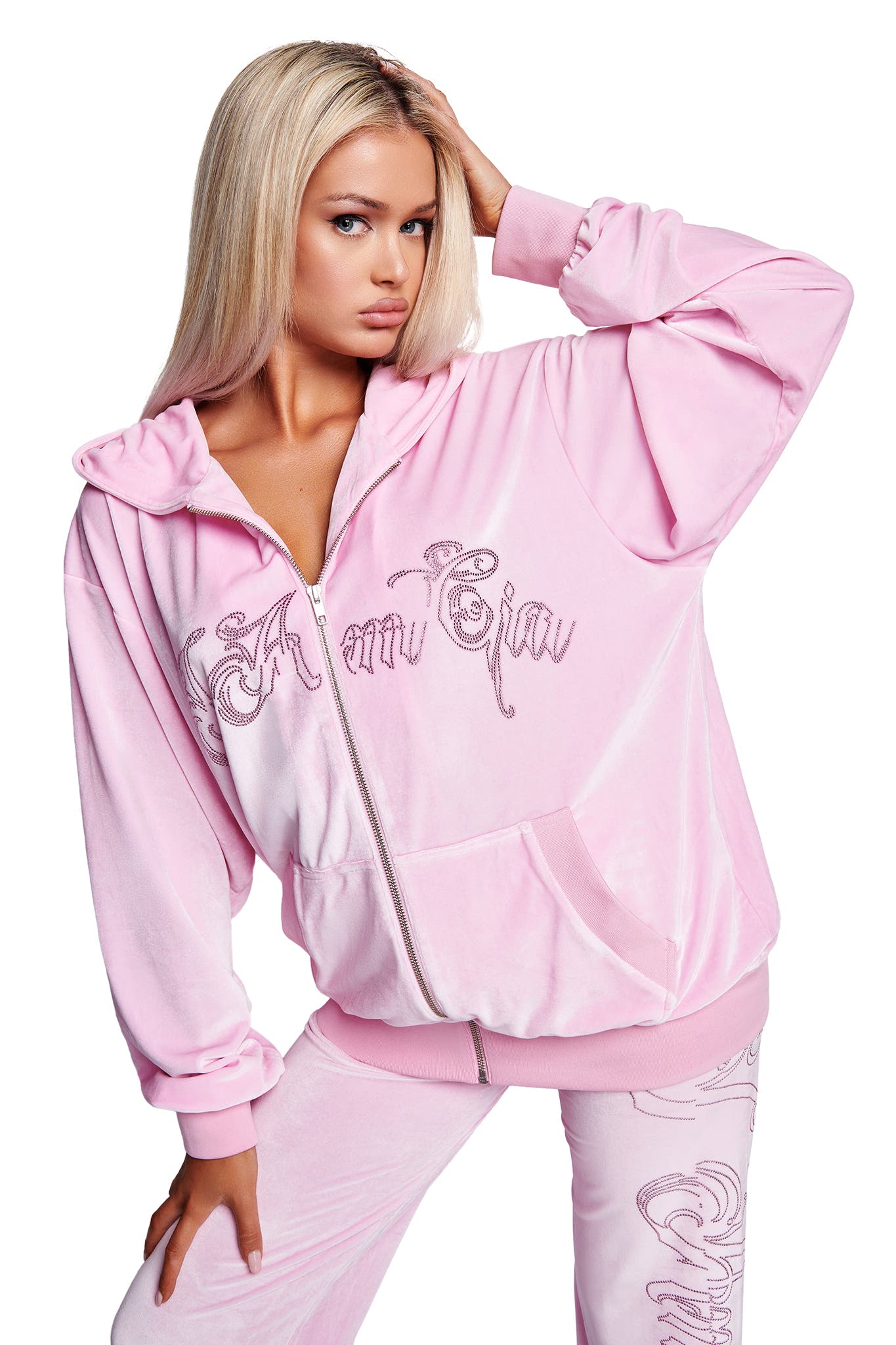 DARIA HOODIE  - BABY PINK