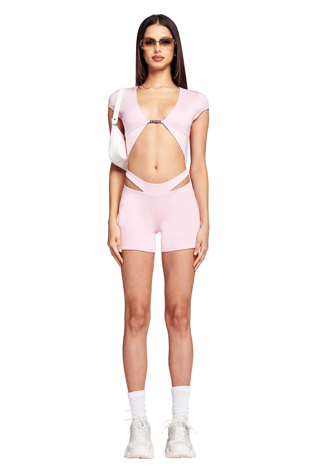 VALDEZ PLAYSUIT - PINK