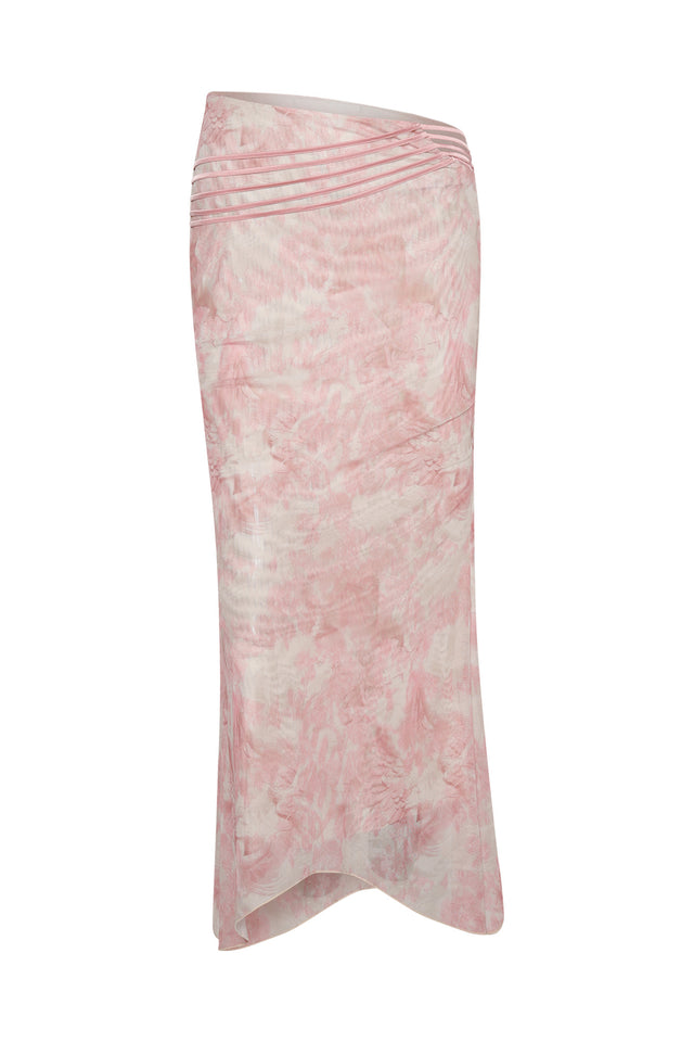 SAKHI SKIRT - NEUTRAL : ROSE QUARTZ