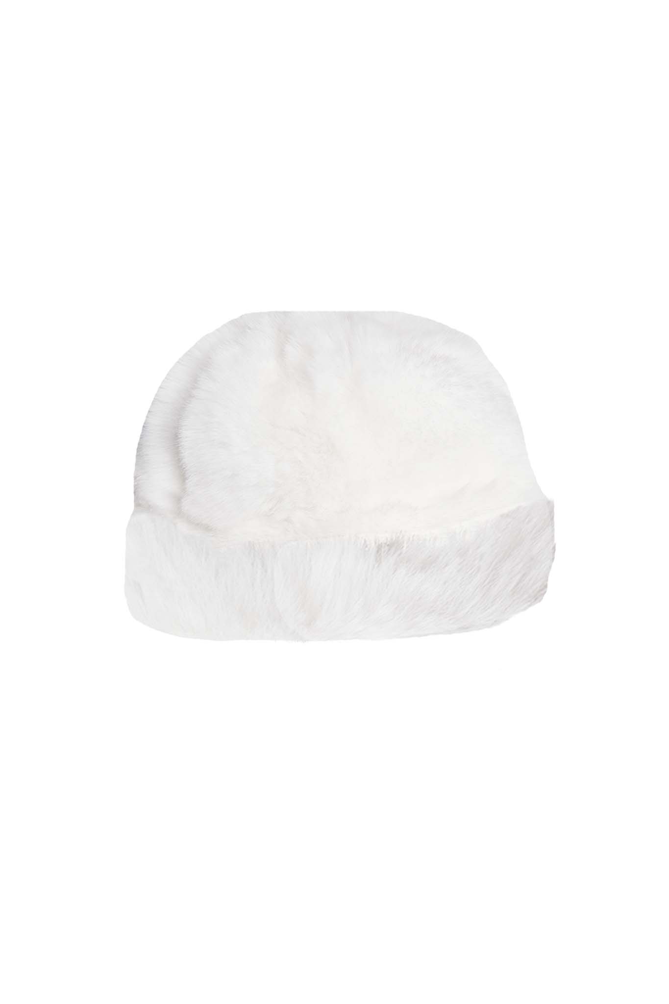 JADIS FAUX FUR HAT - WHITE