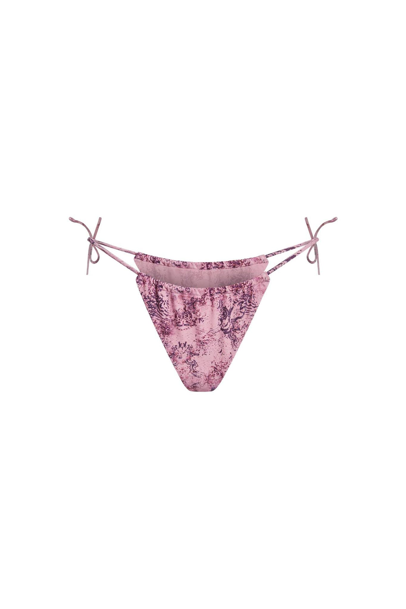 SWEENY BIKINI BOTTOM - PINK : PAISLEY