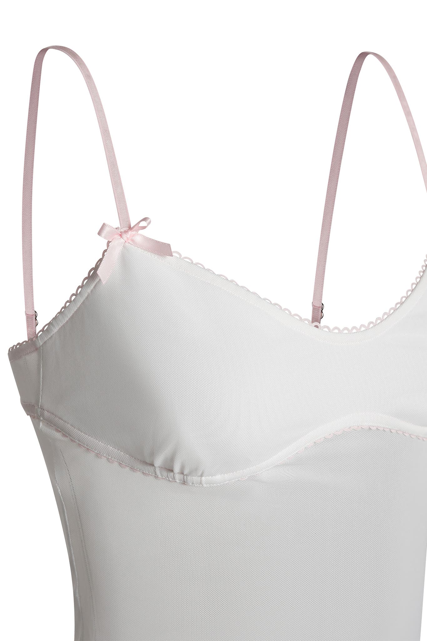 CHERIE TOP - WHITE/PINK