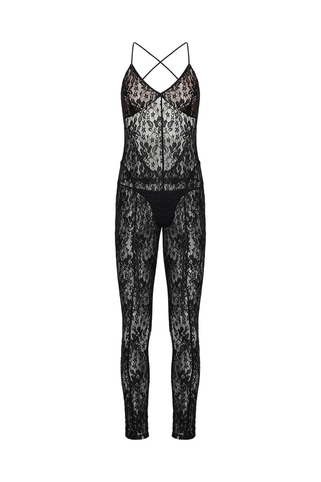 CRUZI CATSUIT - BLACK