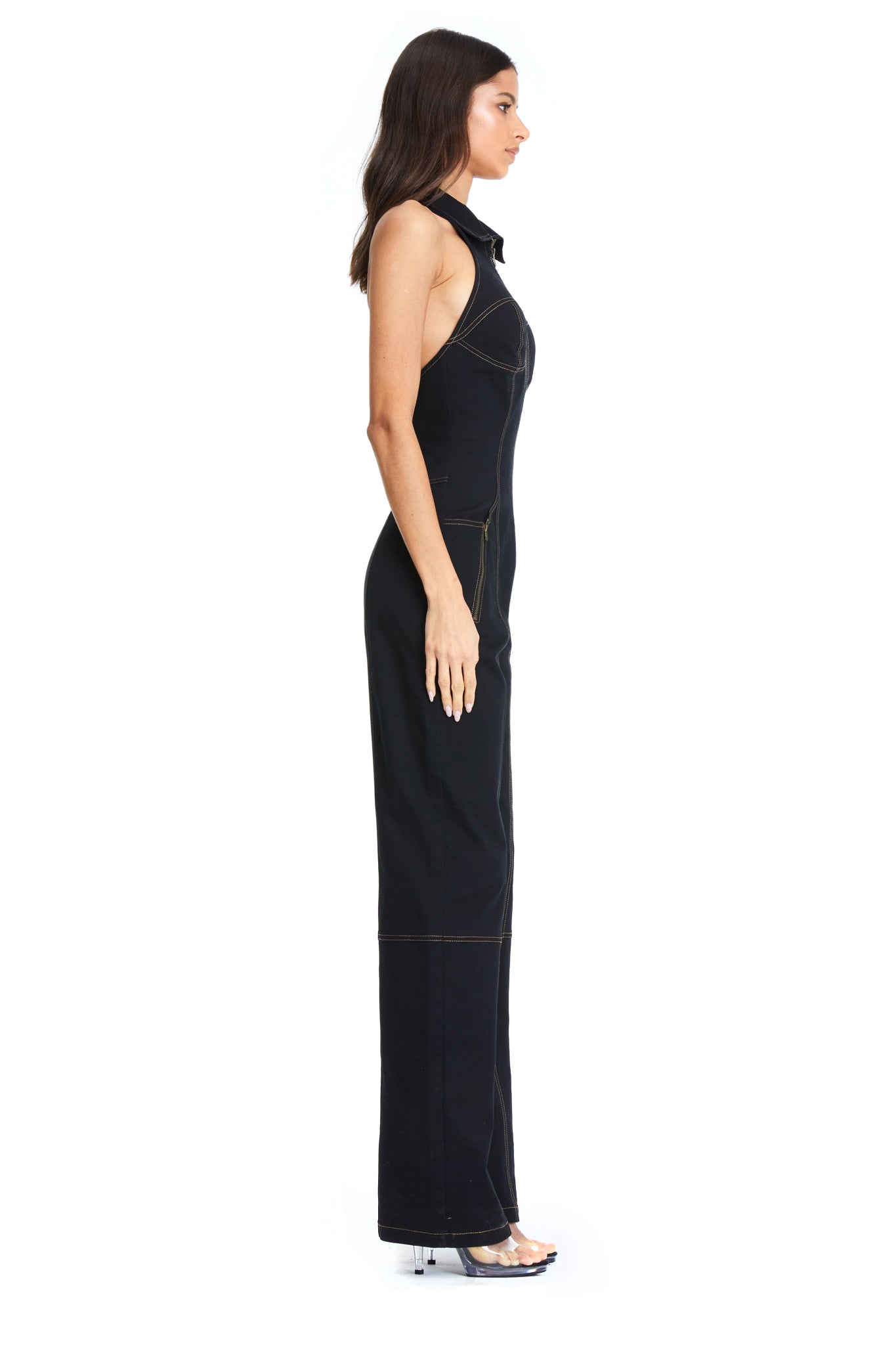 i am gia black jumpsuit