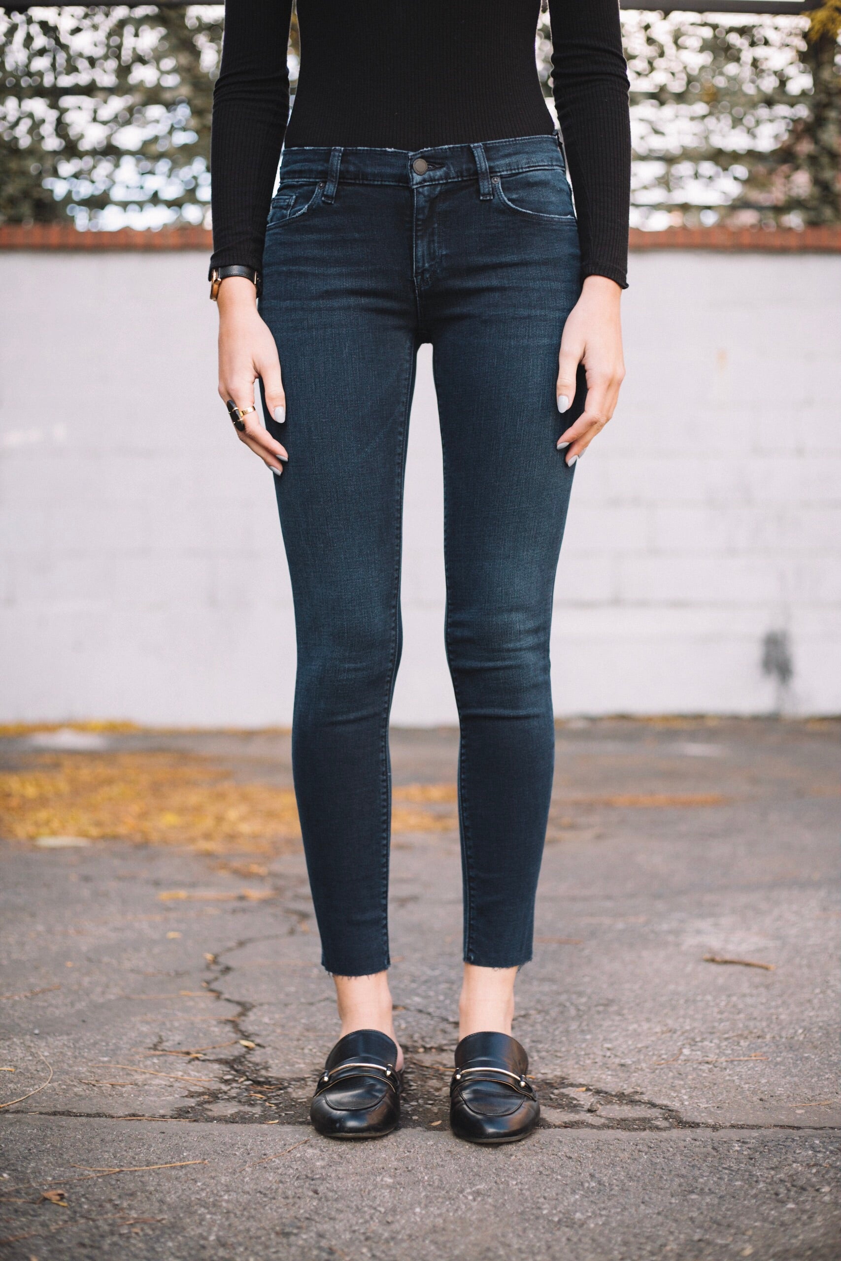 hudson krista super skinny jeans black
