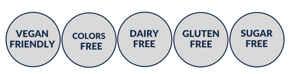 DAIRY FREE STAMPS blueberry