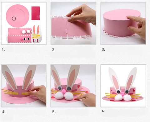 復活節主題-兒童-DIY-紙帽-小手工-DIY-Paper-Hat-Craft