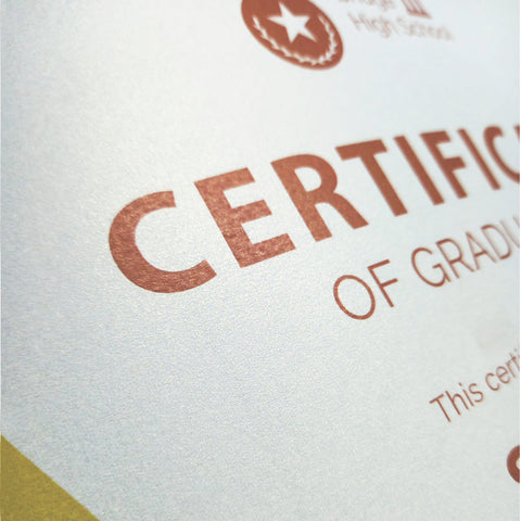 Pearl Paper Certificate