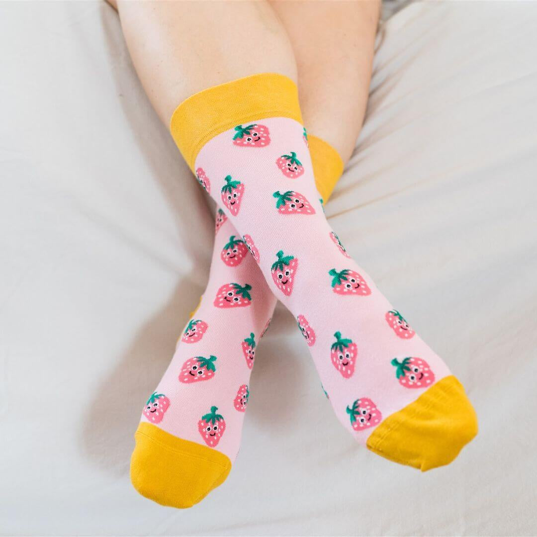 Strawberry Socks | Grown Ups - npj LIVING