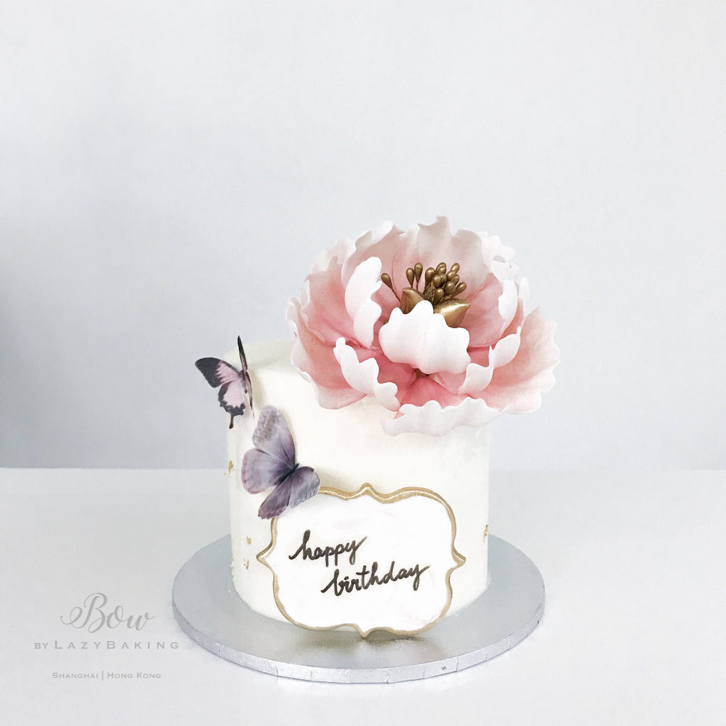 Bow by LazyBaking | Summer Workshop | Peony Cake | Workshop | Hong Kong