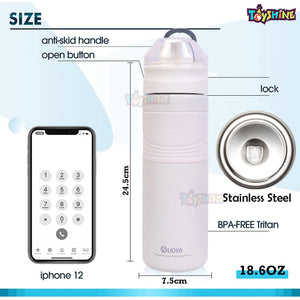 Toyshine Hot and Cold Stainless Steel 304 Water Bottle for Kids