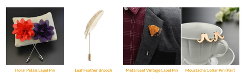 brooch for men's suits online