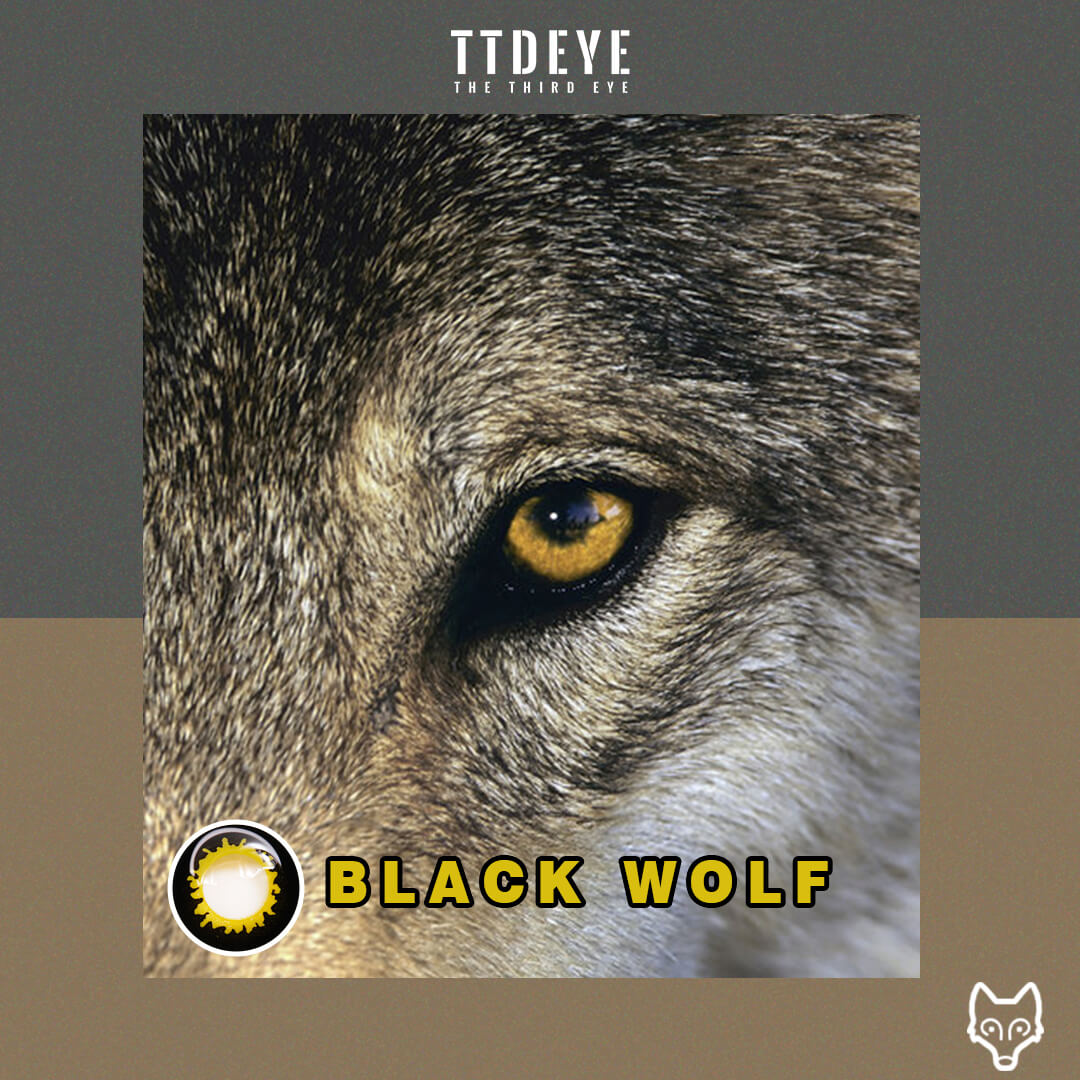 Ttdeye Black Wolf Colored Contact Lenses Ttdeye