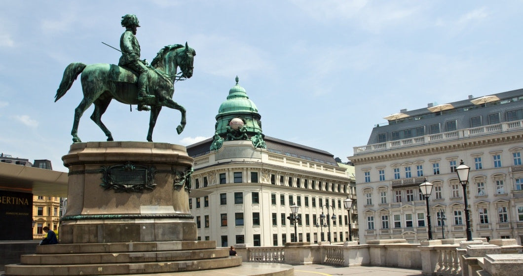 Albertina square in Vienna