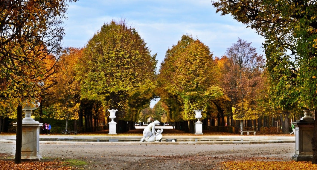 Gardens in Schönbrunn Palace