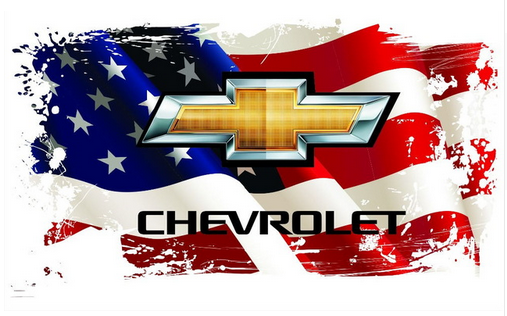 Chevy Logo With Checkered Flag