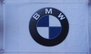 BMW flag-3x5 FT-100% polyester-Checkered Banner-mini - flagsshop