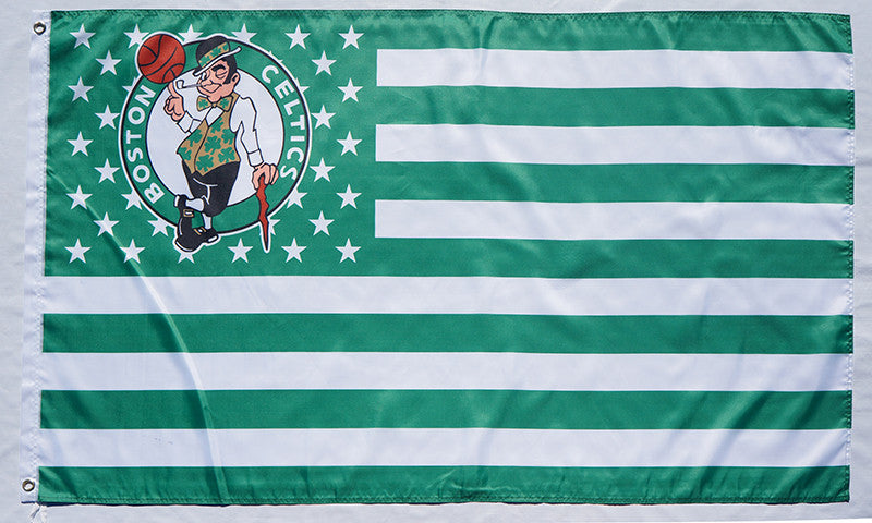 Boston Celtics Flag-3x5FT Banner-100% polyester - flagsshop