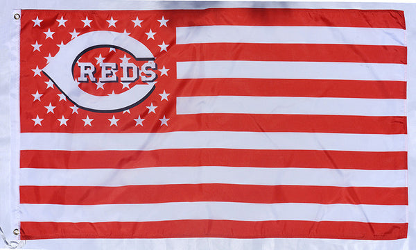 Cincinnati Reds Flag-3x5FT Banner-100% polyester - flagsshop