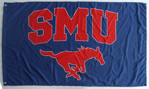 Smu Tx State Mustangs Southern Methodist University Large Banner Flag Flagsshop 