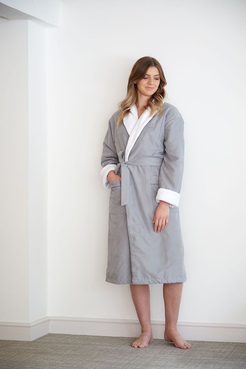 Soft-Touch Luxury Spa Bathrobe-image-1