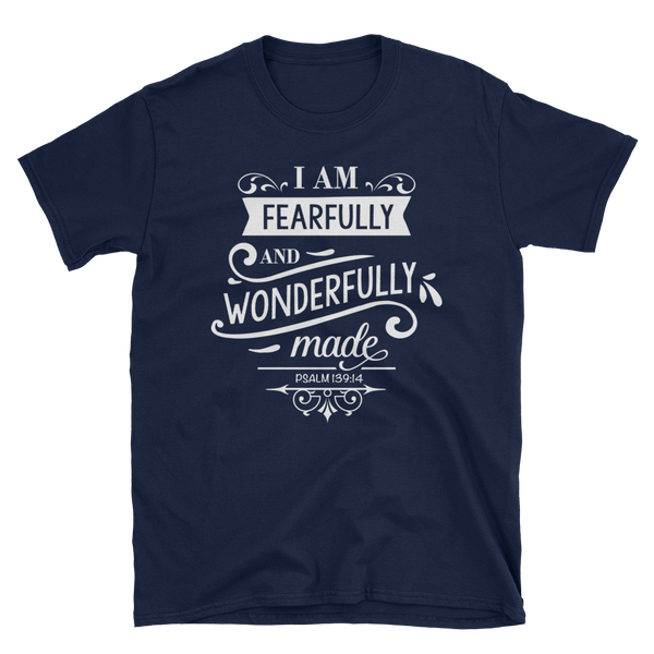 I Am Fearfully & wonderfully Made T-shirt – Hosanna Store