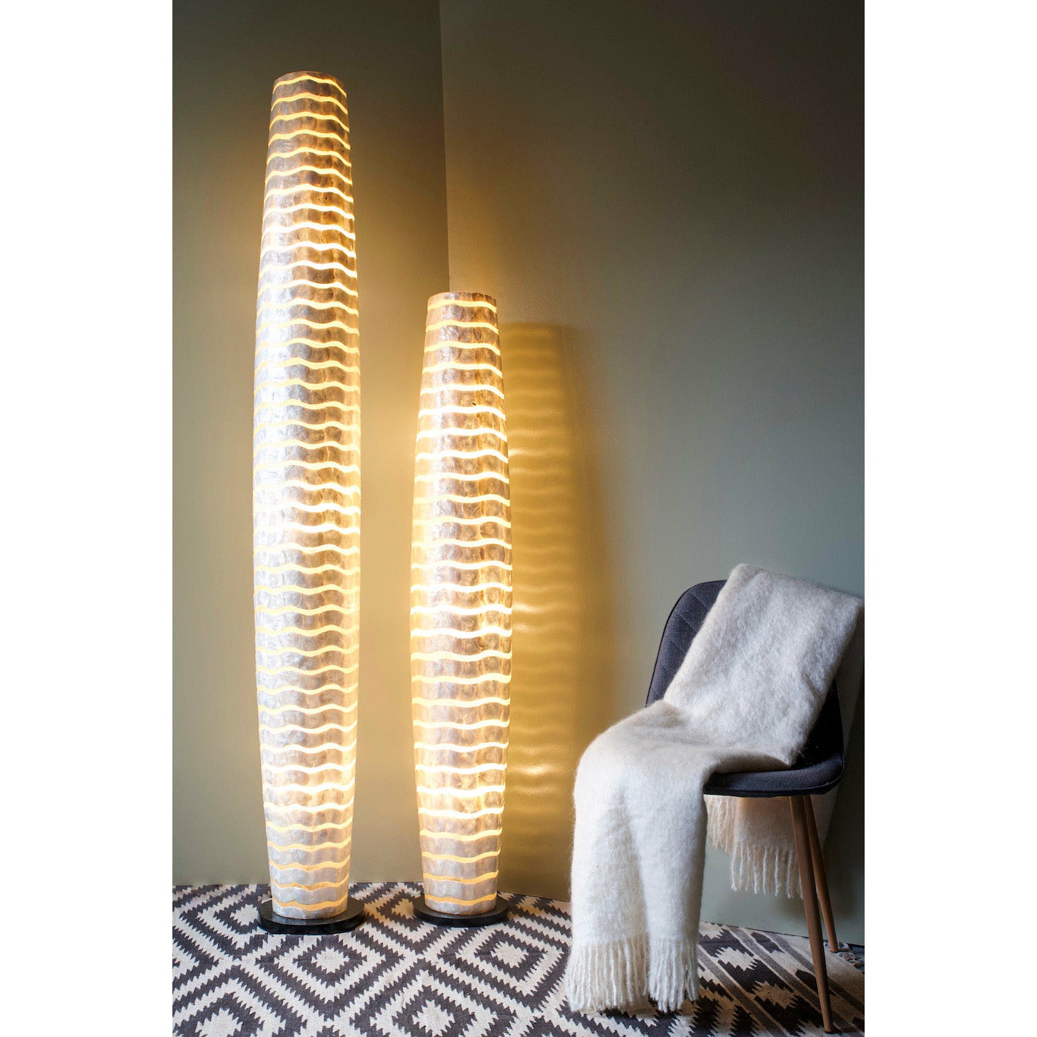 Mares Tall Floor Lamp Available In 2 Sizes Unique Unusual