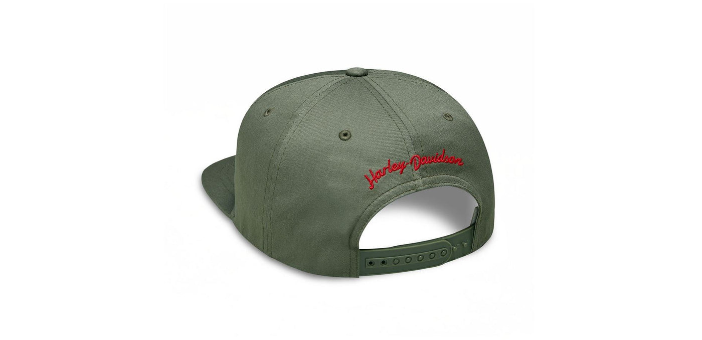 harley davidson flat bill hat