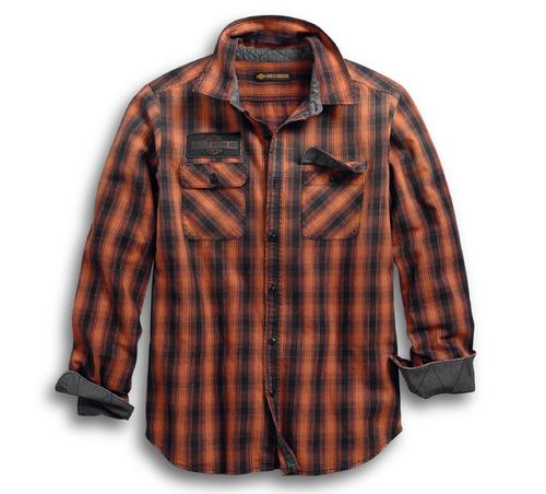 Harley-Davidson® Men's Oak Leaf Plaid Shirt - 99010-18VM | Harbor Town ...