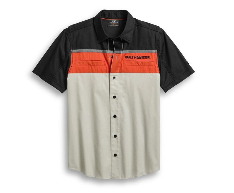 Harley Davidson® Mens Performance Vented Colorblock Shirt 96017 20v 